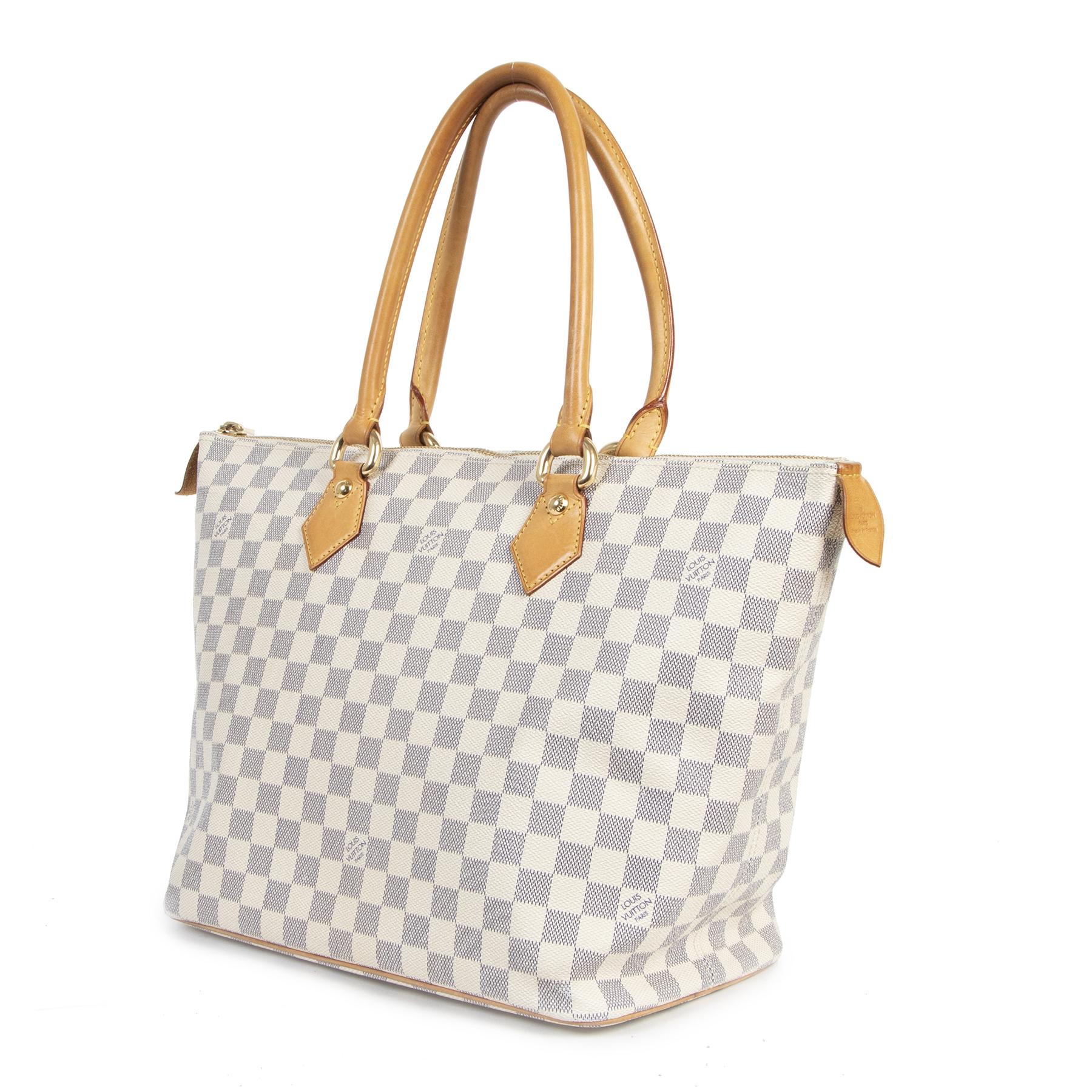 Louis Vuitton Damier Azur Saleya Bag In Good Condition In Antwerp, BE