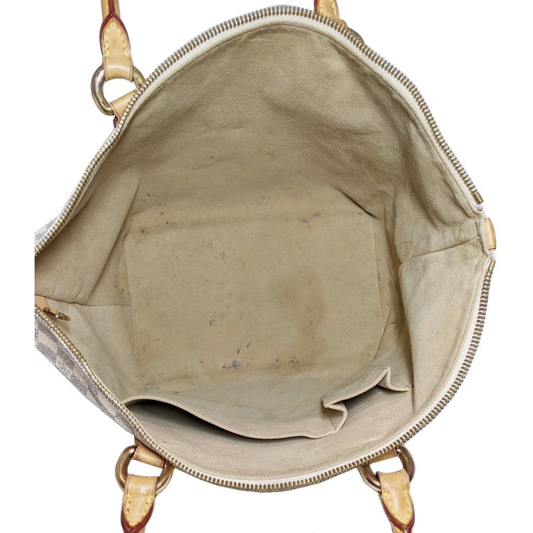 Louis Vuitton Damier Azur Saleya PM Zip Tote Bag 860L12