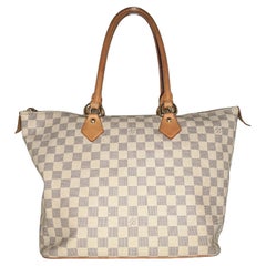 Sac cabas Louis Vuitton Damier Azur Saleya MM