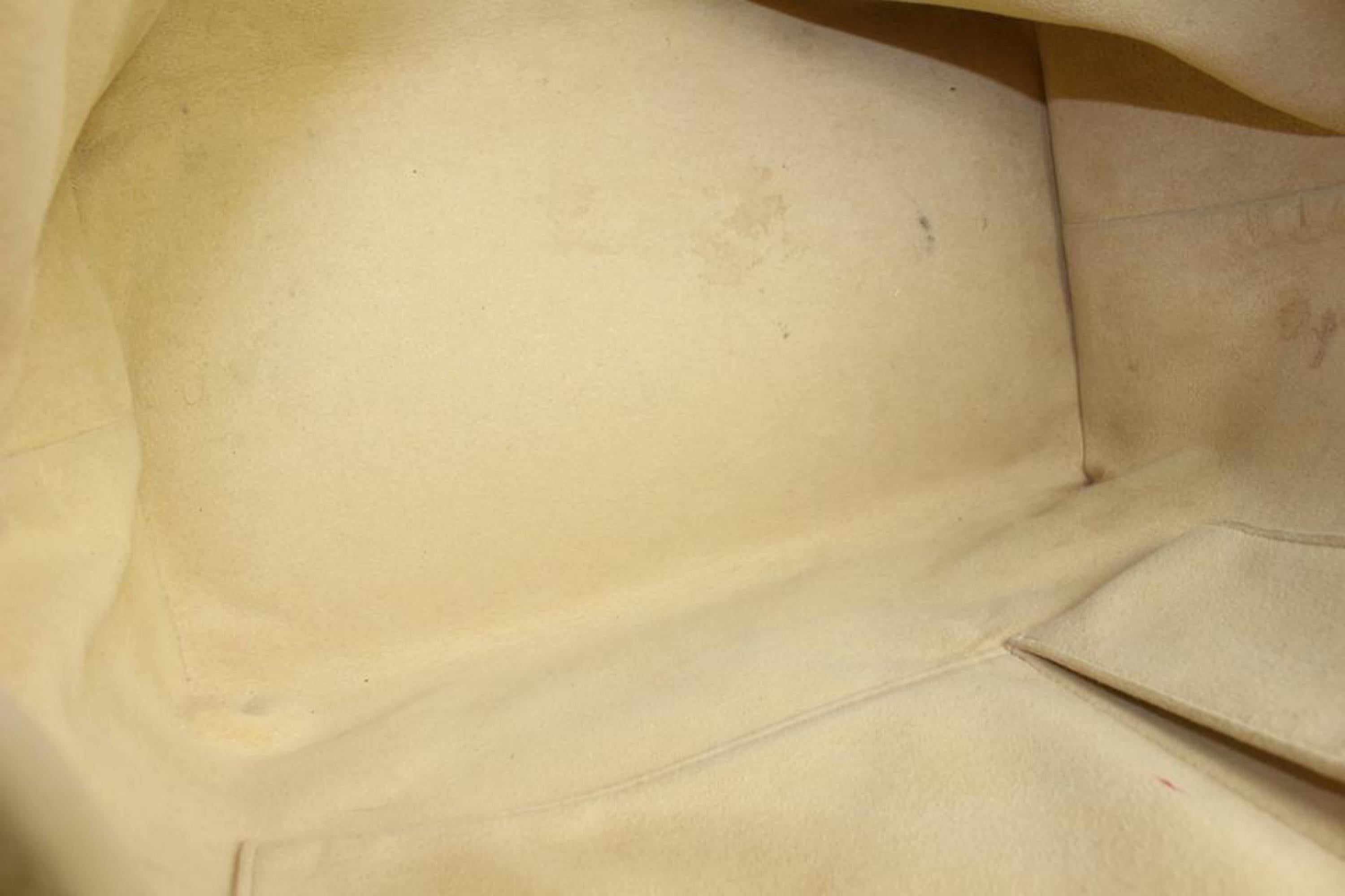 Louis Vuitton Damier Azur Saleya MM Tragetasche mit Reißverschluss 111lv20 im Zustand „Gut“ im Angebot in Dix hills, NY