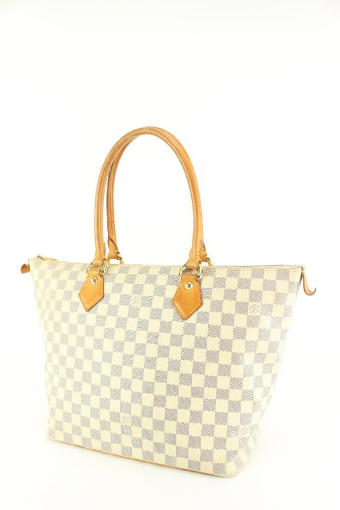 Louis Vuitton Damier Azur Saleya MM Zip Tote Bag 87lz56s For Sale 3