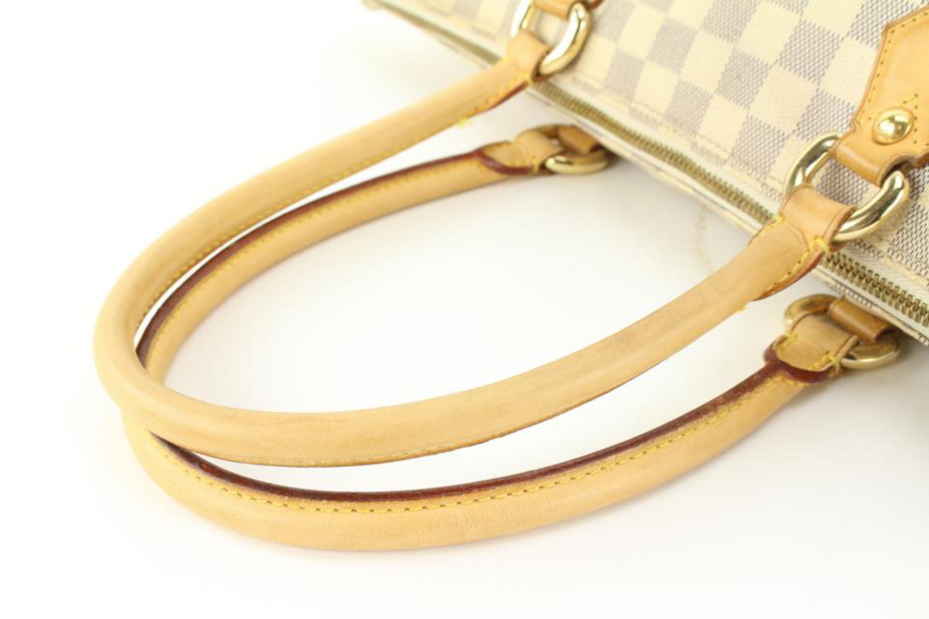 Louis Vuitton Damier Azur Saleya MM Zip Tote Bag 89lk615s For Sale 1