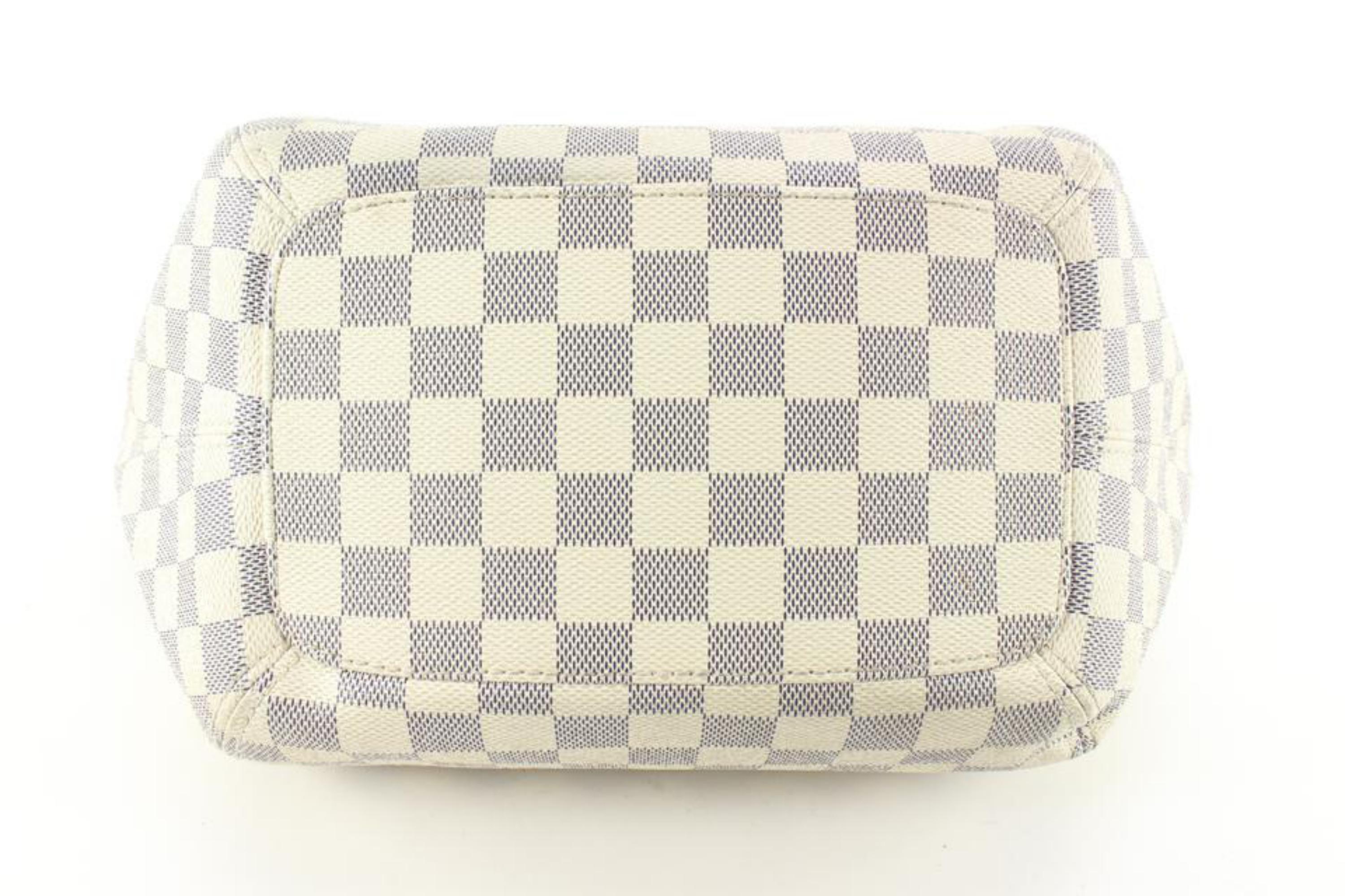 Louis Vuitton Damier Azur Salina PM Tote Shoulder Bag 40lk76s For Sale 1