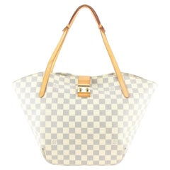 Vintage Louis Vuitton Damier Azur Salina PM Tote Shoulder Bag 40lk76s