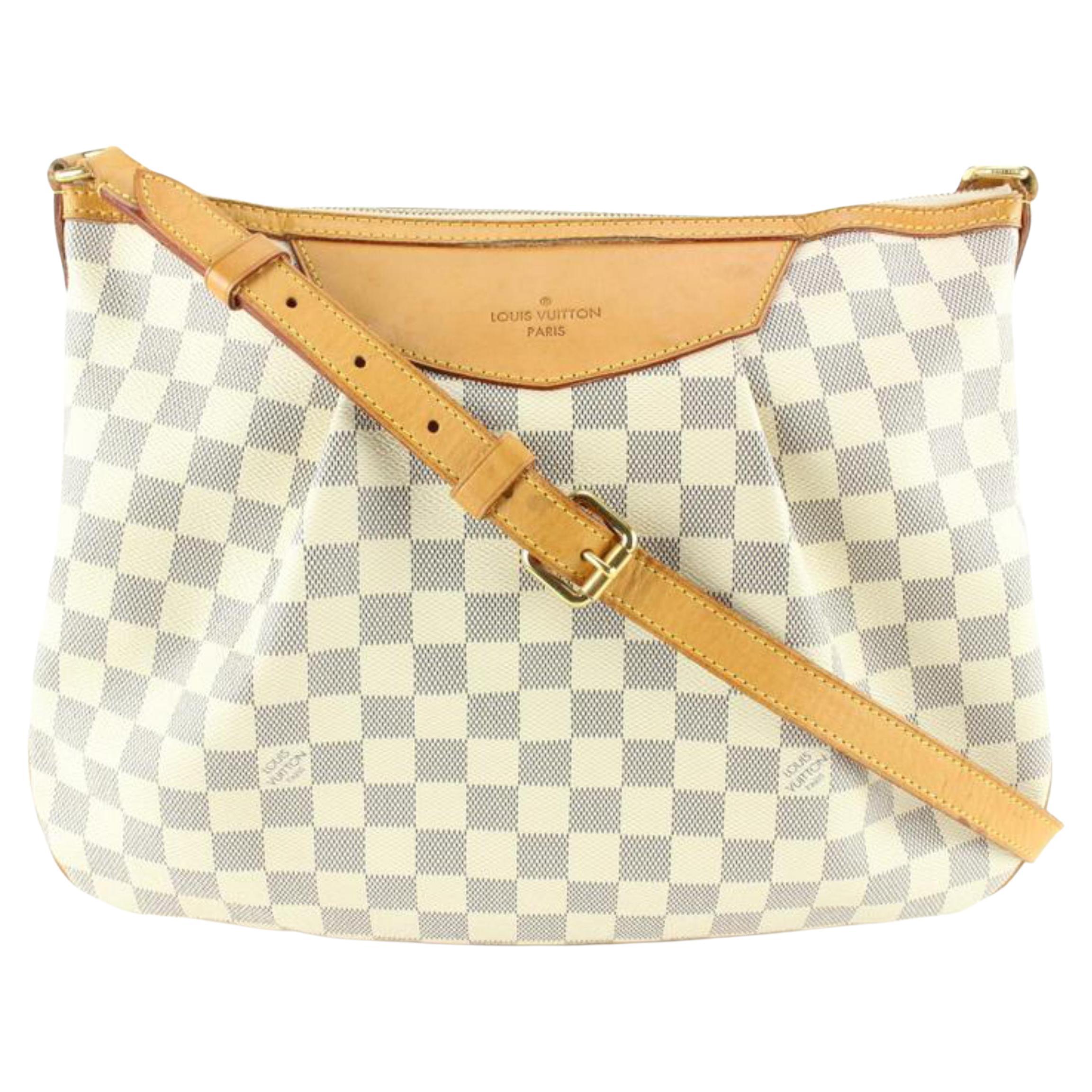Louis Vuitton Damier Azur Speedy Bandouliere 35 Boston with Strap 10lk323s  For Sale at 1stDibs