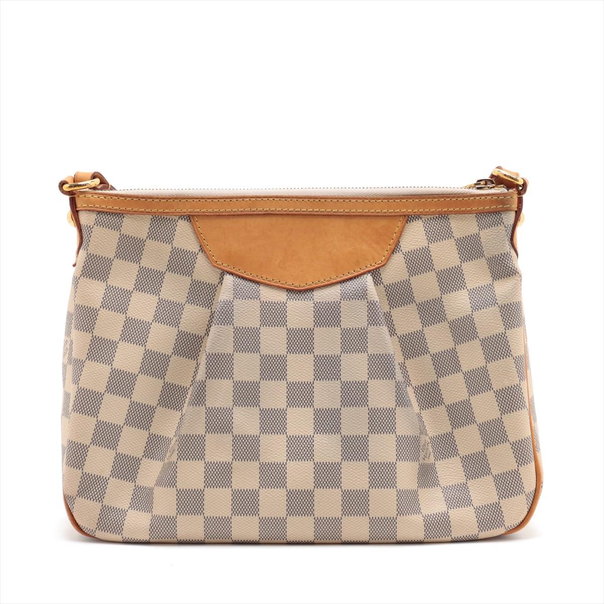 Louis Vuitton Damier Azur Siracusa PM In Good Condition In Indianapolis, IN