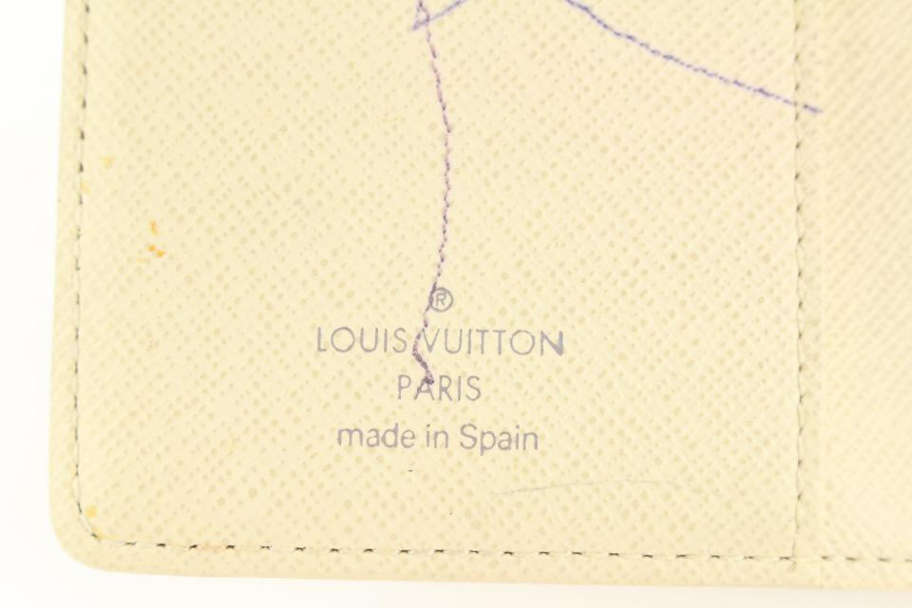 Louis Vuitton Damier Azur Small Ring Agenda PM 40lk510s For Sale 4