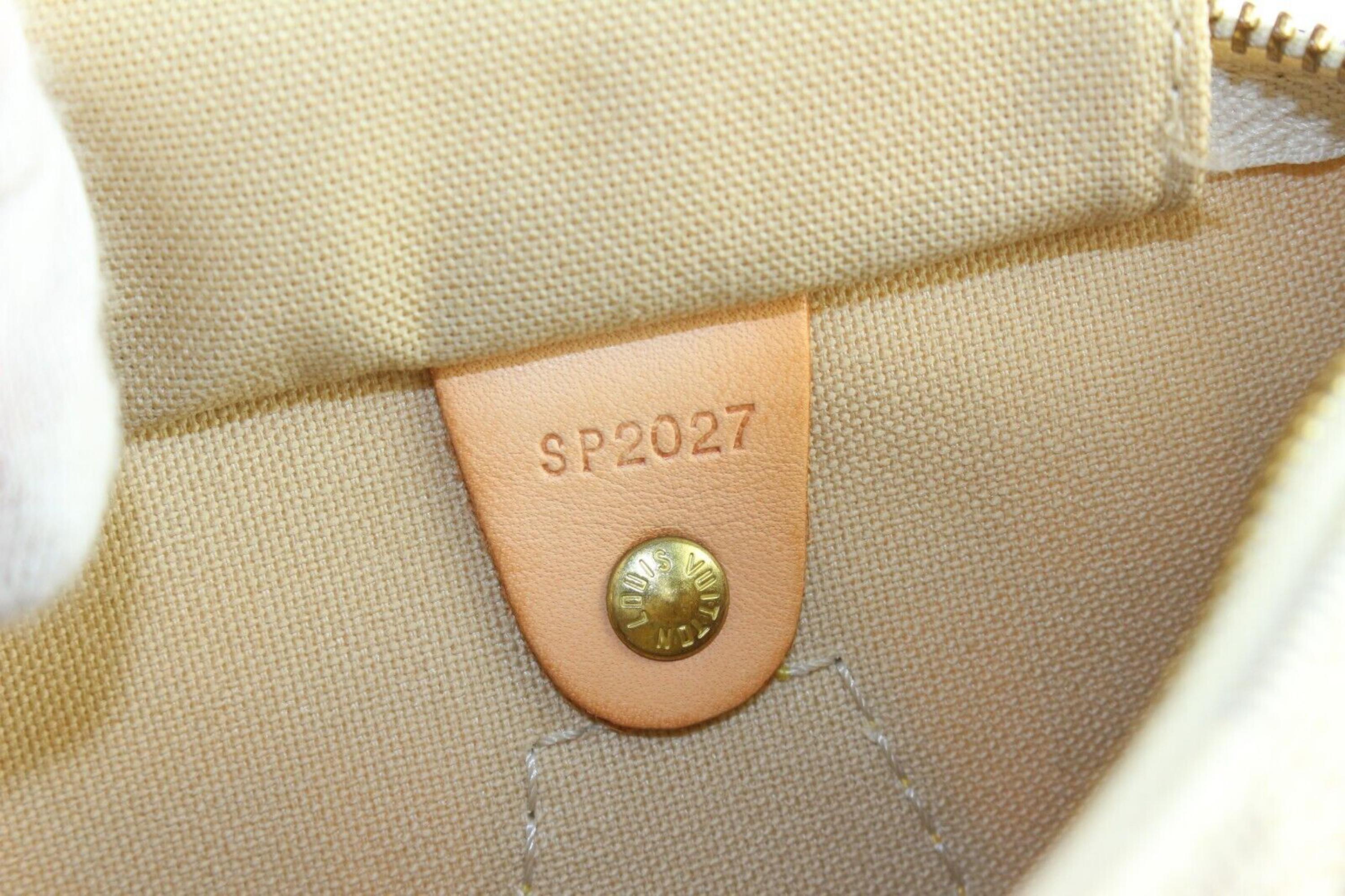 Louis Vuitton Damier Azur Speedy 25 Boston 4LK0425 For Sale 4
