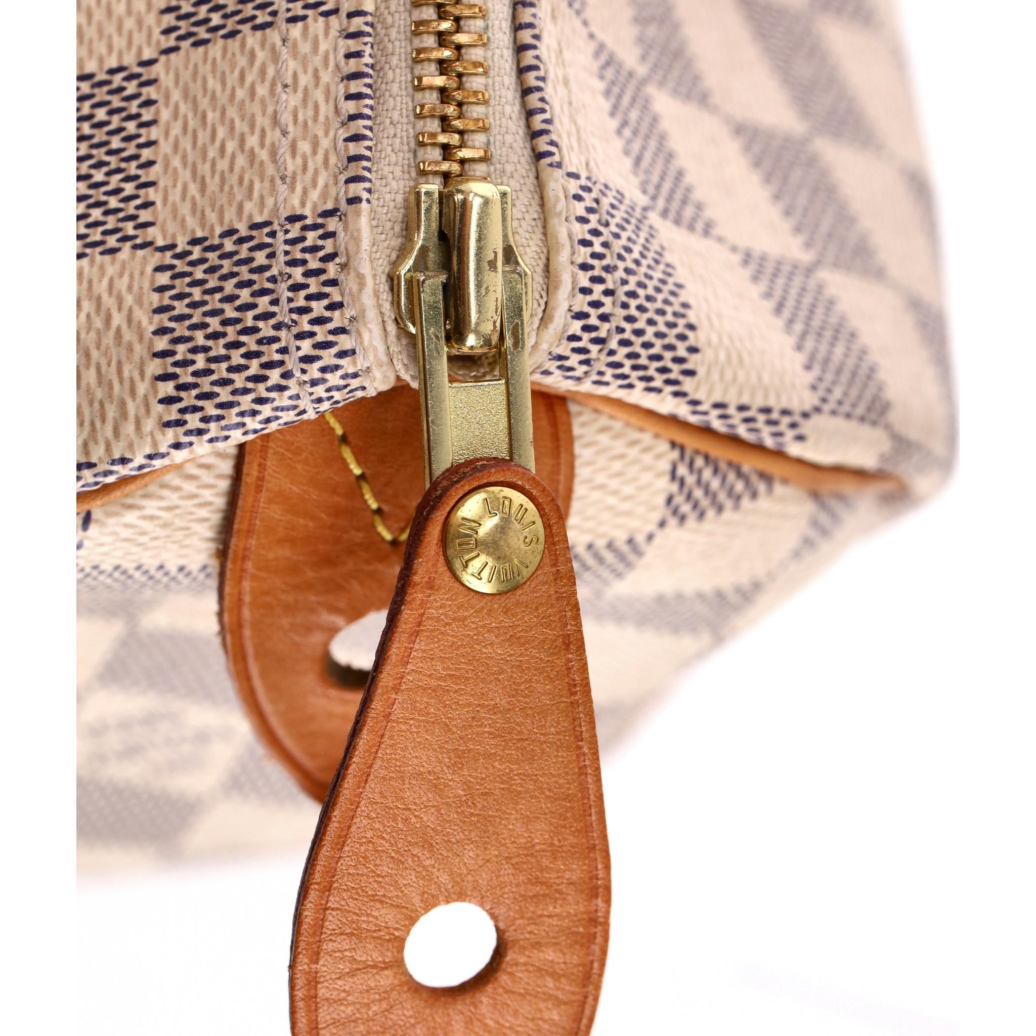 Louis Vuitton Damier Azur Speedy 25 Handbag 5