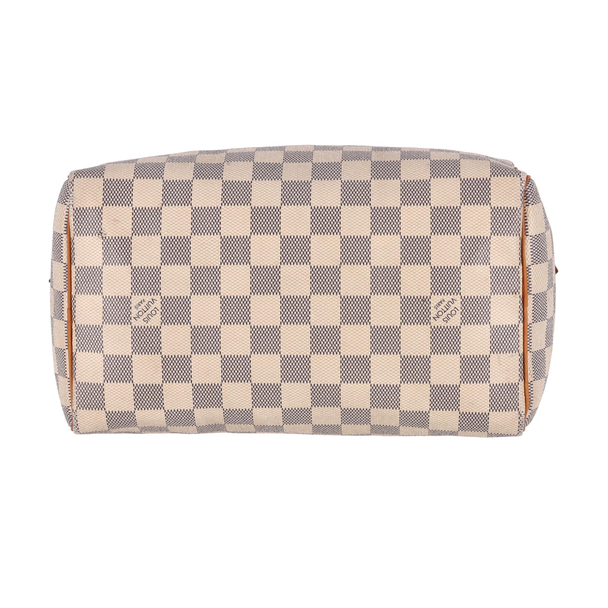 Women's Louis Vuitton Damier Azur Speedy 25 Handbag