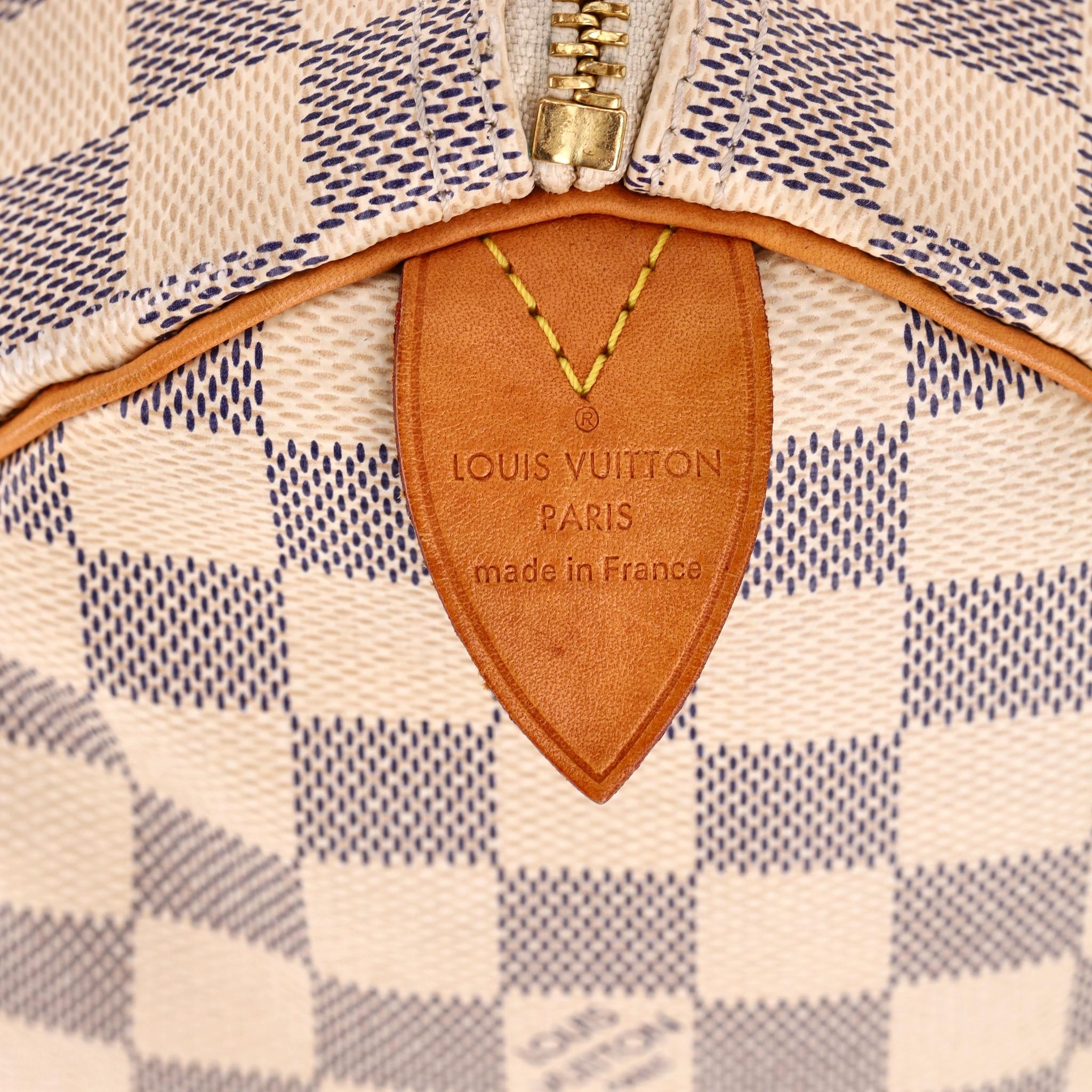 Louis Vuitton Damier Azur Speedy 25 Handbag 3