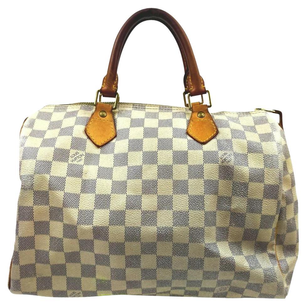 Louis Vuitton Damier Azur Speedy 30 Boston Bag MM 862353