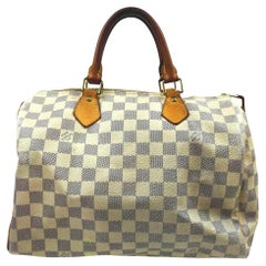 Louis Vuitton Damier Azur Speedy 30 Boston Tasche MM 862353