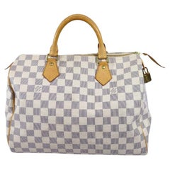 Louis Vuitton Damier Azur Speedy 30 Handbag