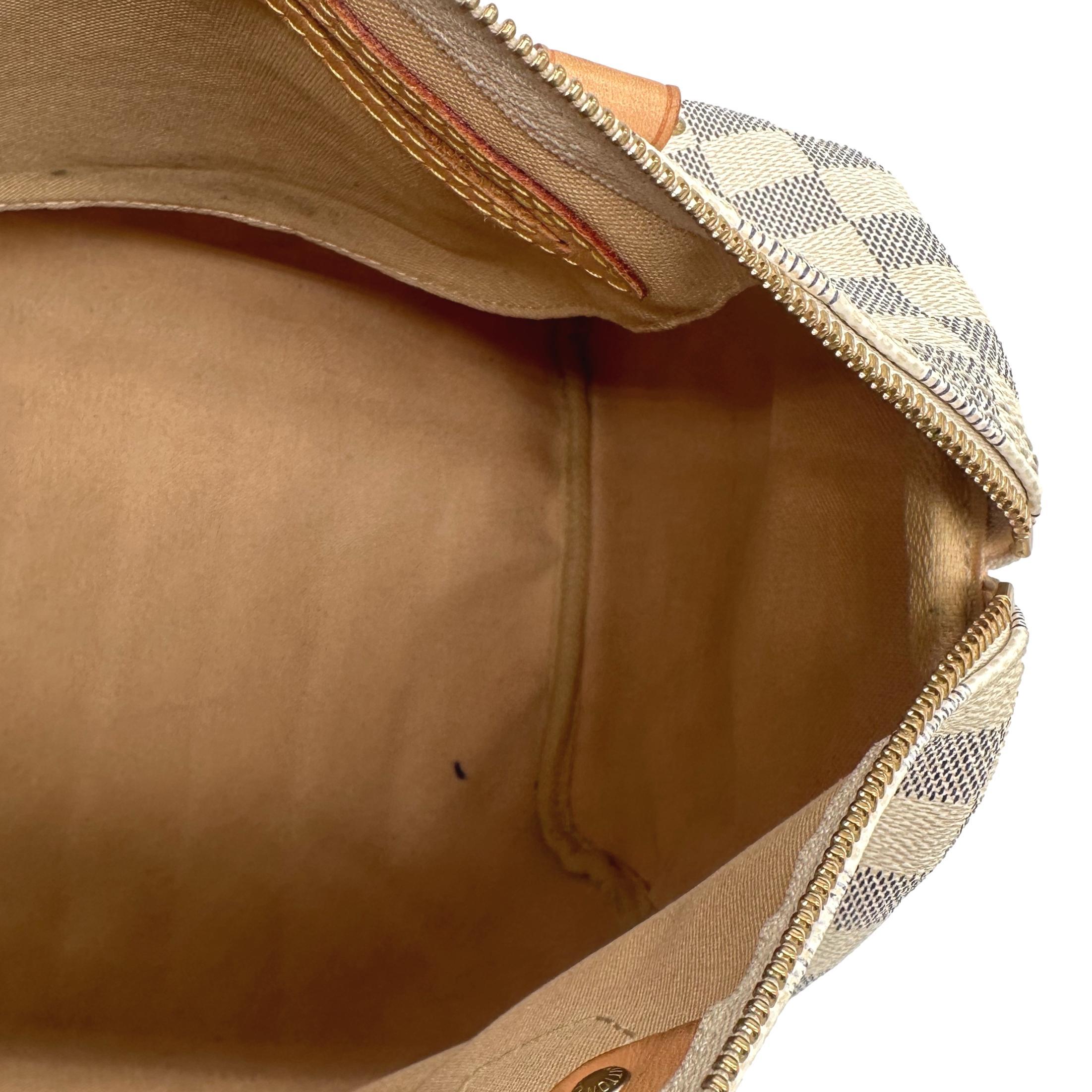 Louis Vuitton Damier Azur Speedy 30 Top Handle Bag, France 2010. For Sale 8