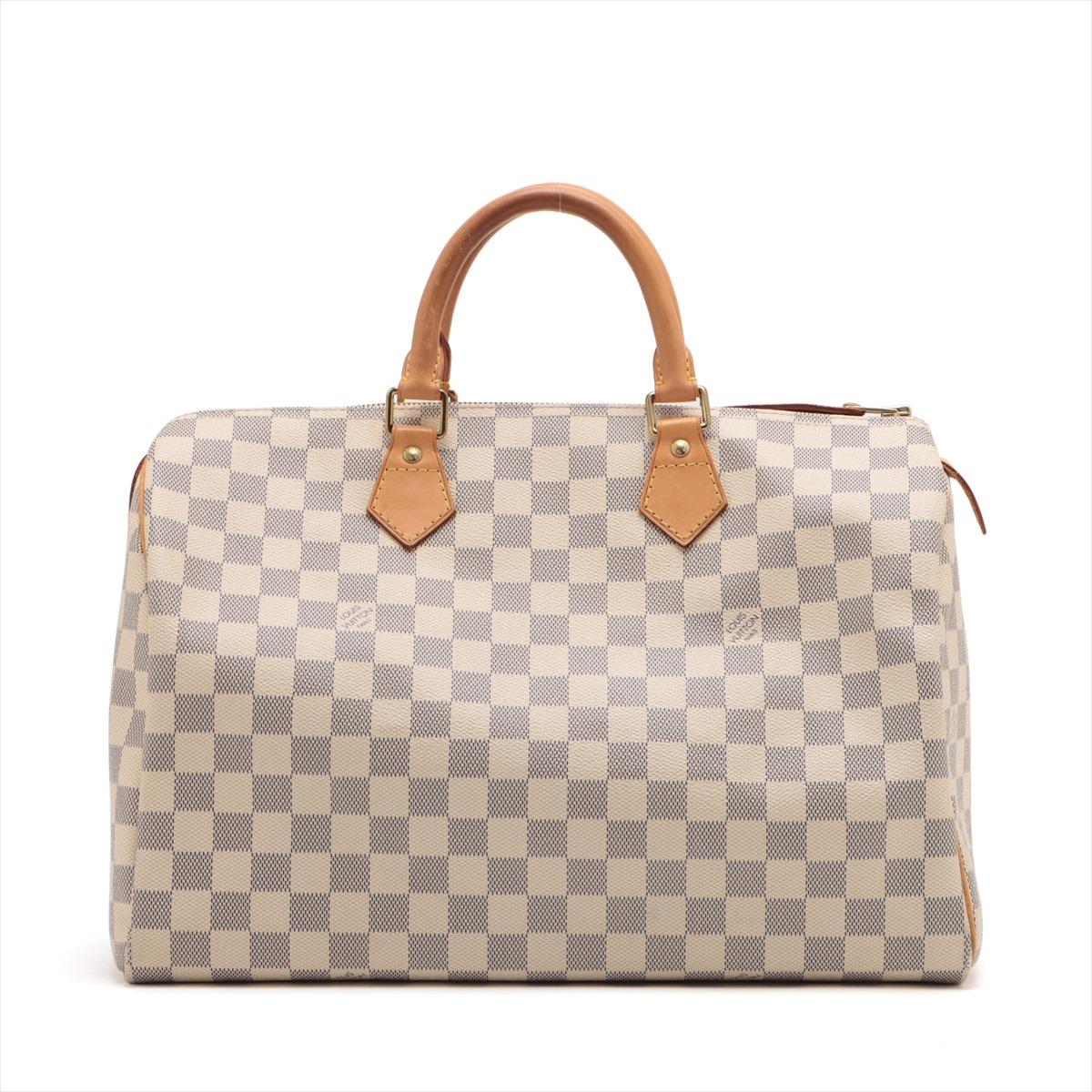 Louis Vuitton Damier Azur Speedy 35 For Sale At 1stDibs
