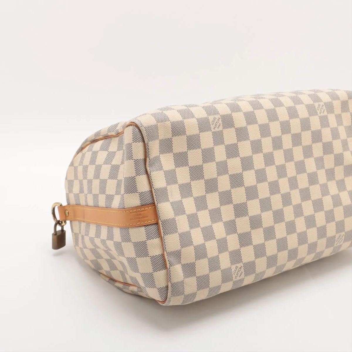 Louis Vuitton Damier Azur Speedy 35 Damen im Angebot