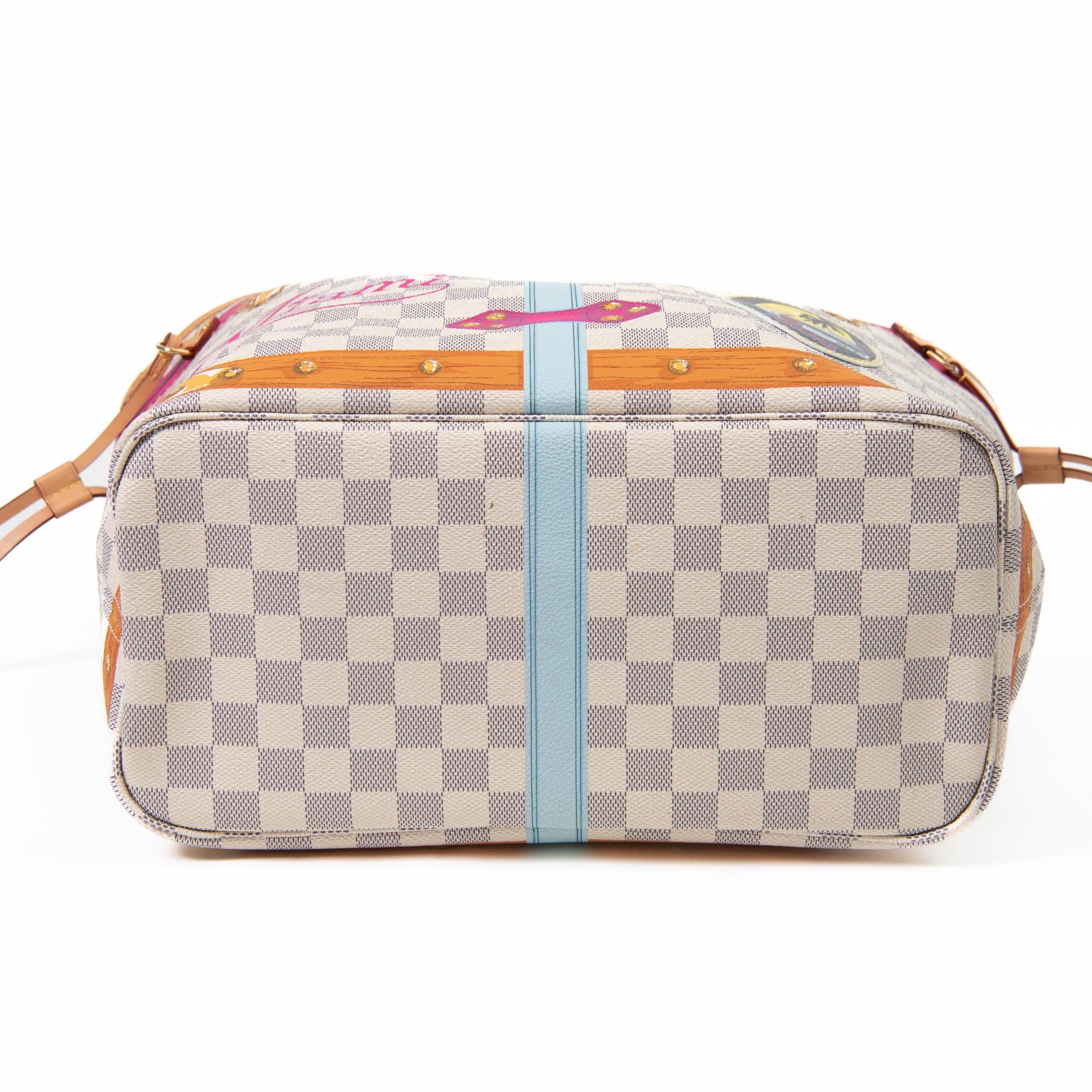 Louis Vuitton Damier Azur Summer Trunks Miami Neo Neverfull MM 1
