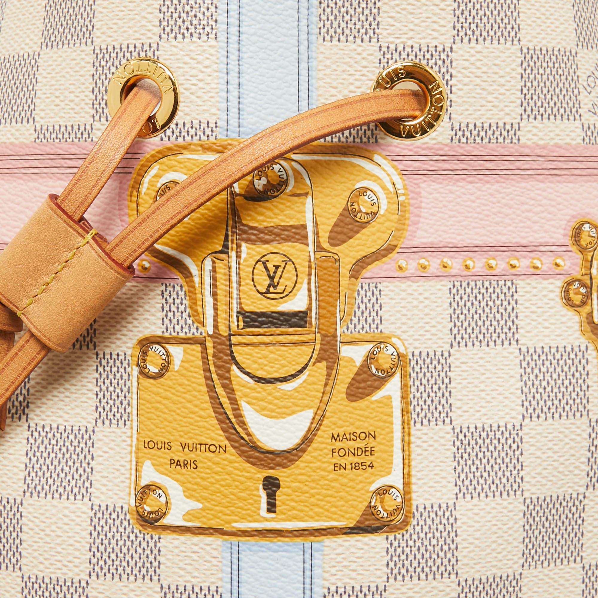 Louis Vuitton Damier Azur Summer Trunks NeoNoe MM Bag 1