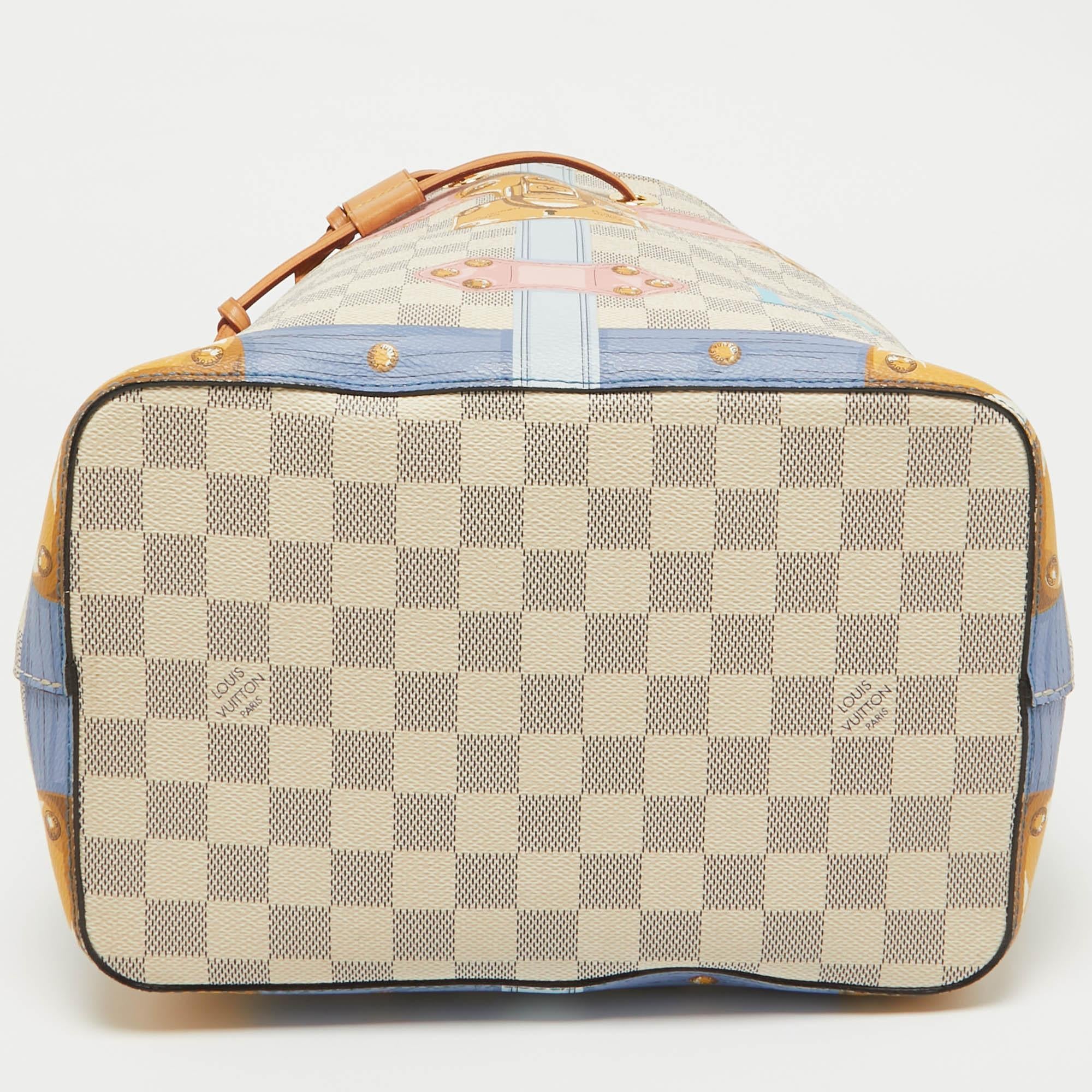 Louis Vuitton Damier Azur Summer Trunks NeoNoe MM Bag 2