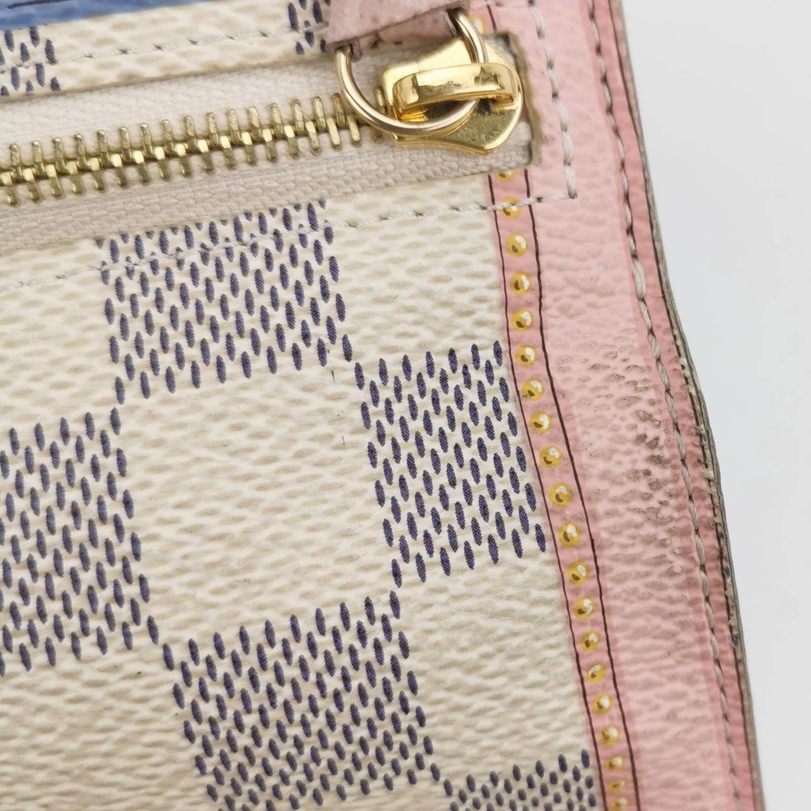Louis Vuitton Damier Azur Summer Trunks Pochette Weekend White 7