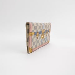 Louis Vuitton Damier Azur Bañador Pochette Fin de Semana Blanco
