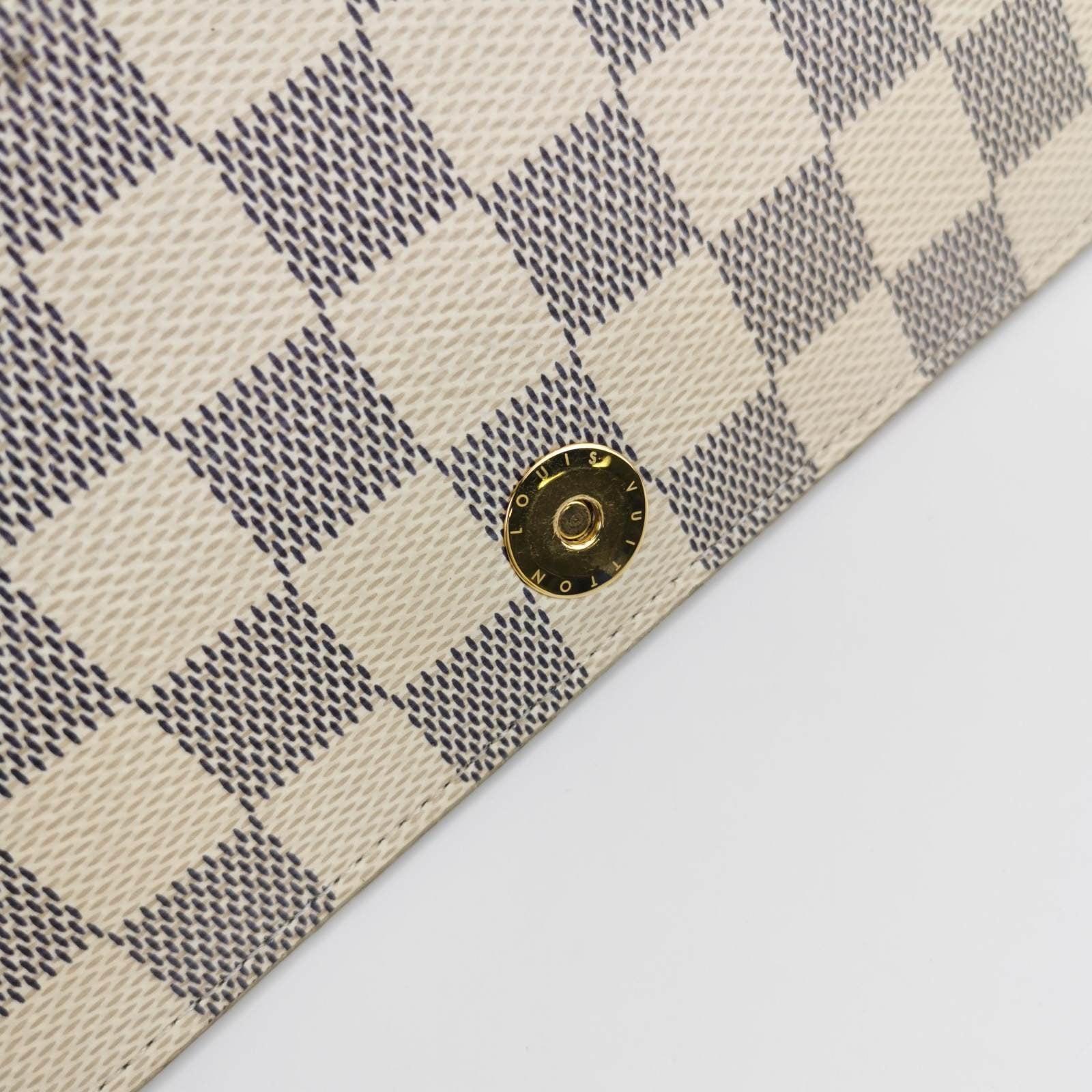 Louis Vuitton Damier Azur Summer Trunks Pochette Weekend White 1