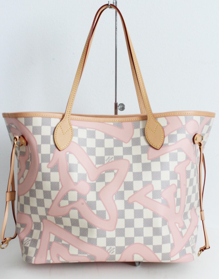 Louis Vuitton Damier Azur Tahitienne Neverfull Bag Tote MM LE at 1stdibs