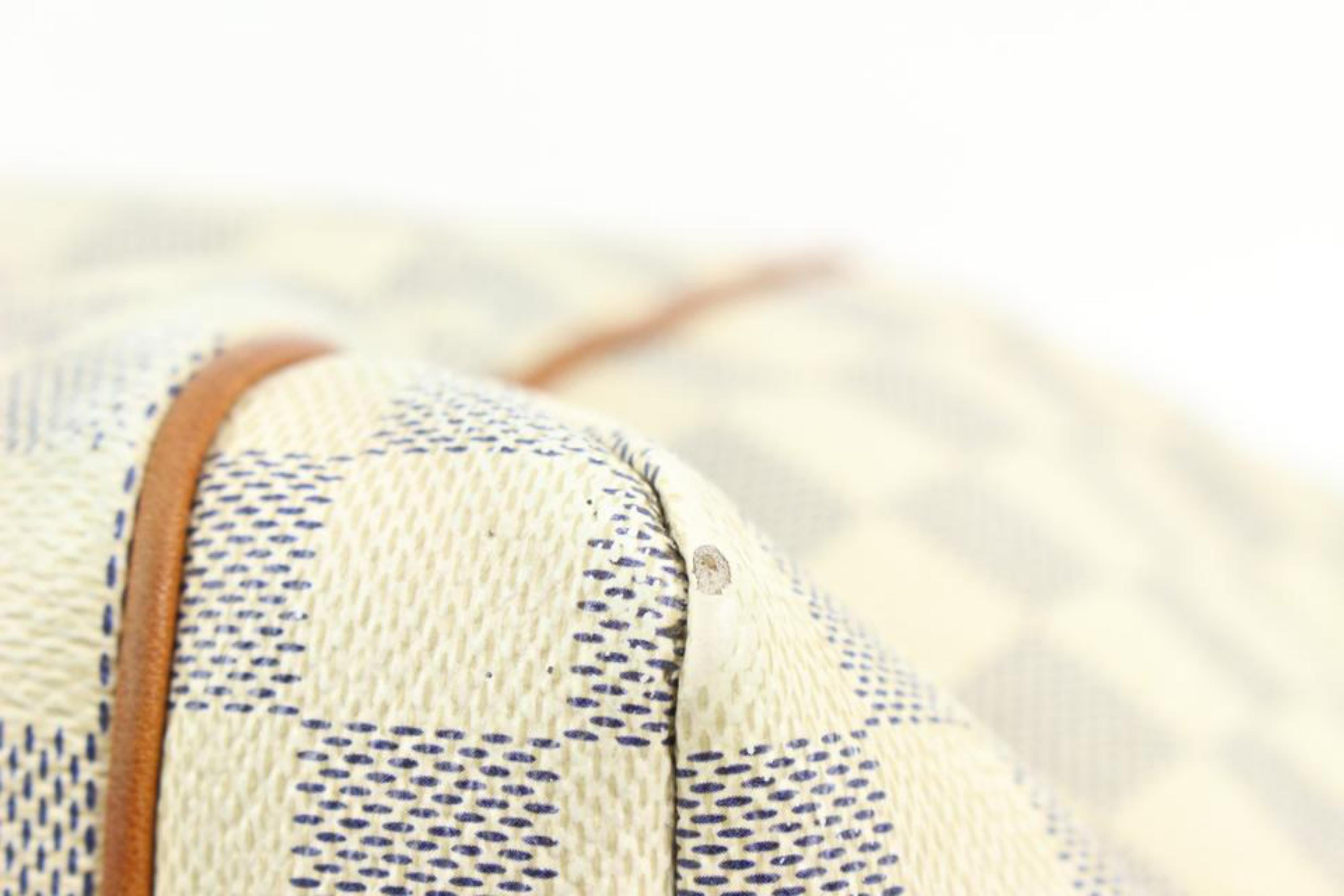Louis Vuitton Damier Azur Totally MM Tote Bag Shoulder with Zipper 88lz418s 3