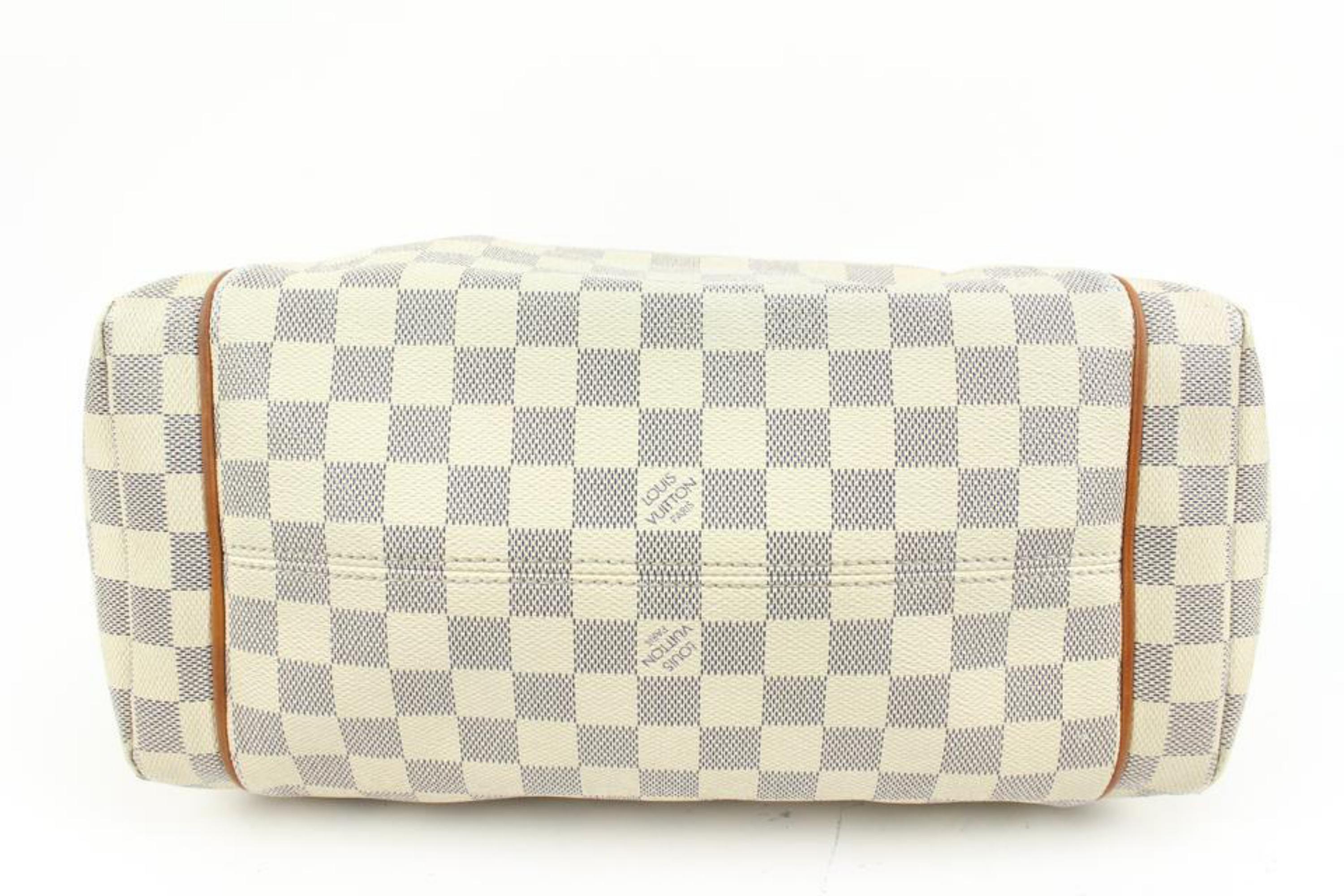 Louis Vuitton Damier Azur Totally MM Tote Bag Shoulder with Zipper 88lz418s 1