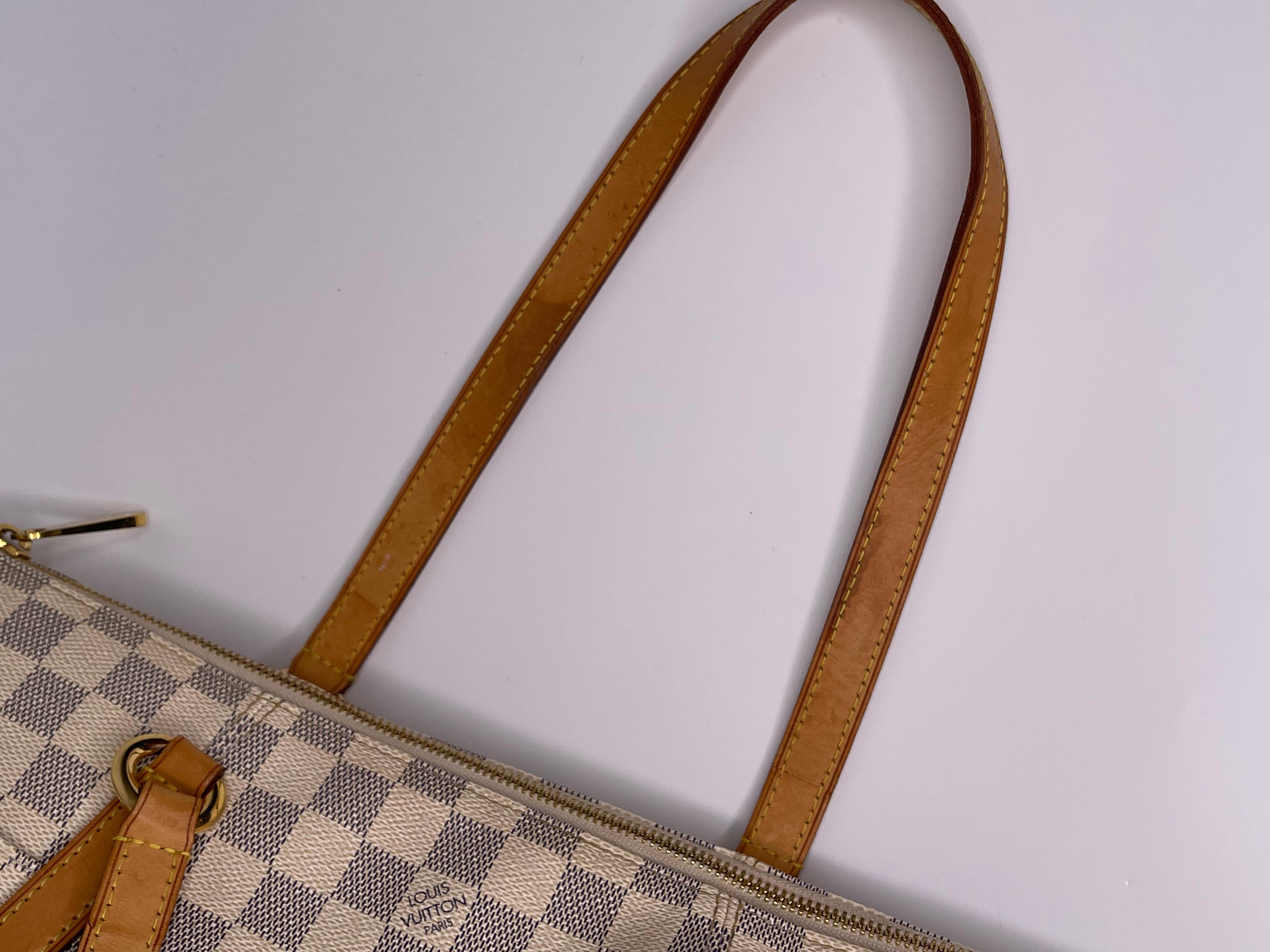 Women's  Louis Vuitton Damier Azur Totally PM Bag (2009) For Sale
