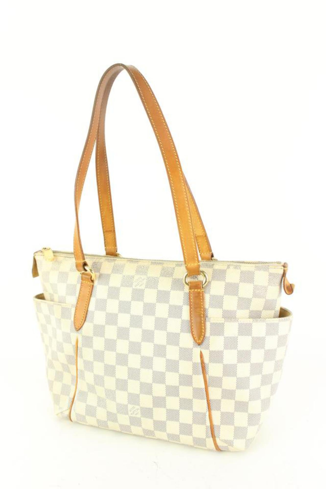 Louis Vuitton Damier Azur Totally PM Tote Bag 83lk67s For Sale 4