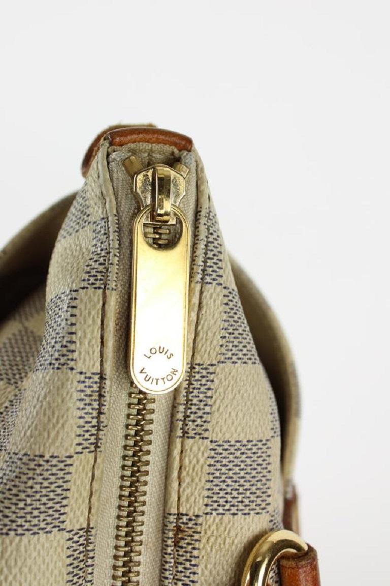 Louis Vuitton Damier Azur Totally PM Zip Tote 11lvs1230 For Sale 3