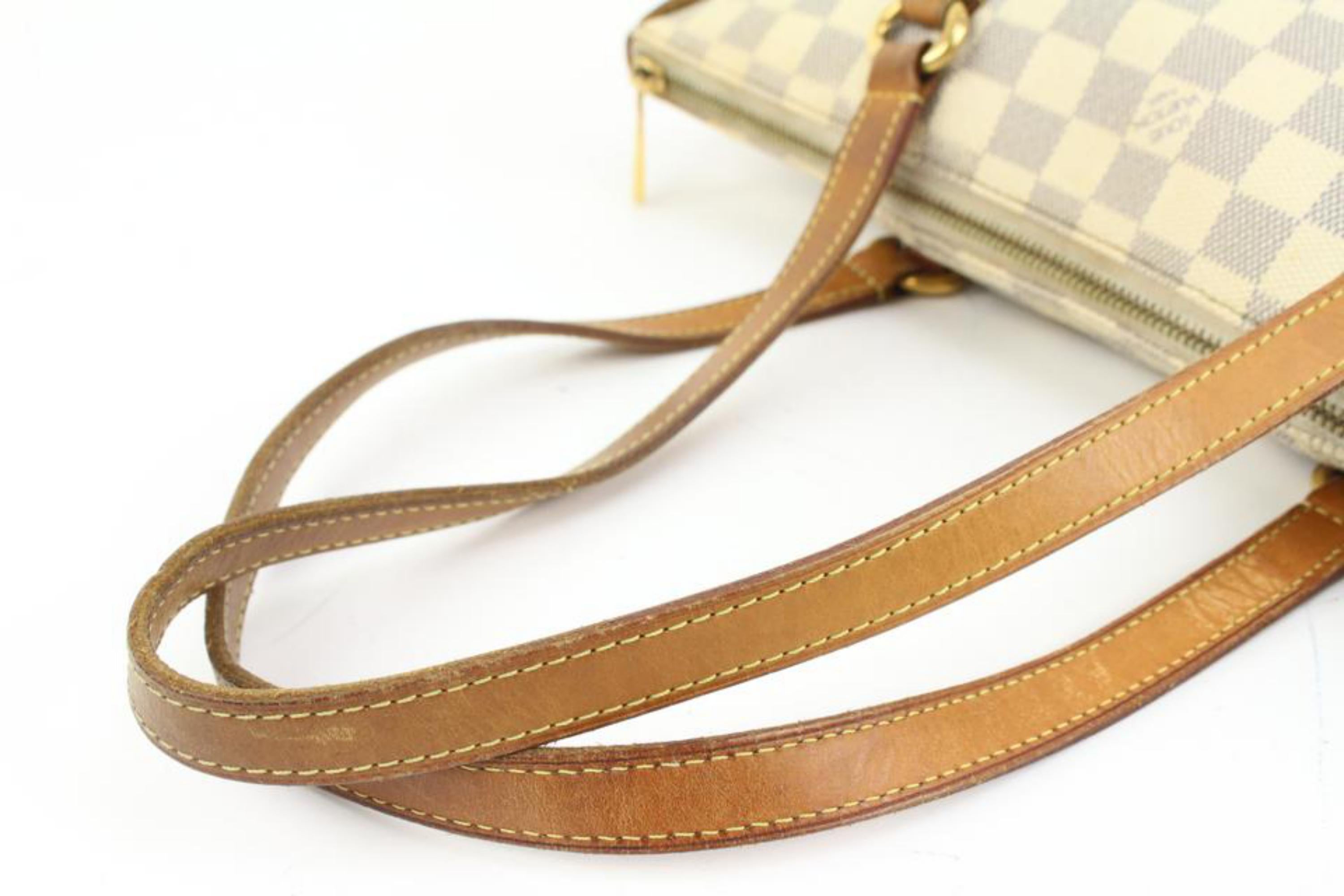 Louis Vuitton Damier Azur Totally PM Zip Tote Shoulder Bag 90lz418s
Date Code/Serial Number: DU2131
Made In: France
Measurements: Length:  14.5
