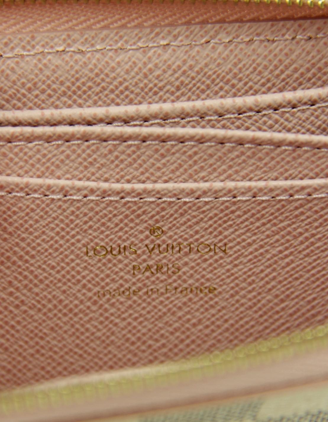 Louis Vuitton Damier Azur Zippy Coin Purse Padlock Wallet 1