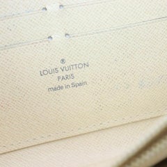 Louis Vuitton Damier Azur Zippy Wallet Long Zip Around 861006