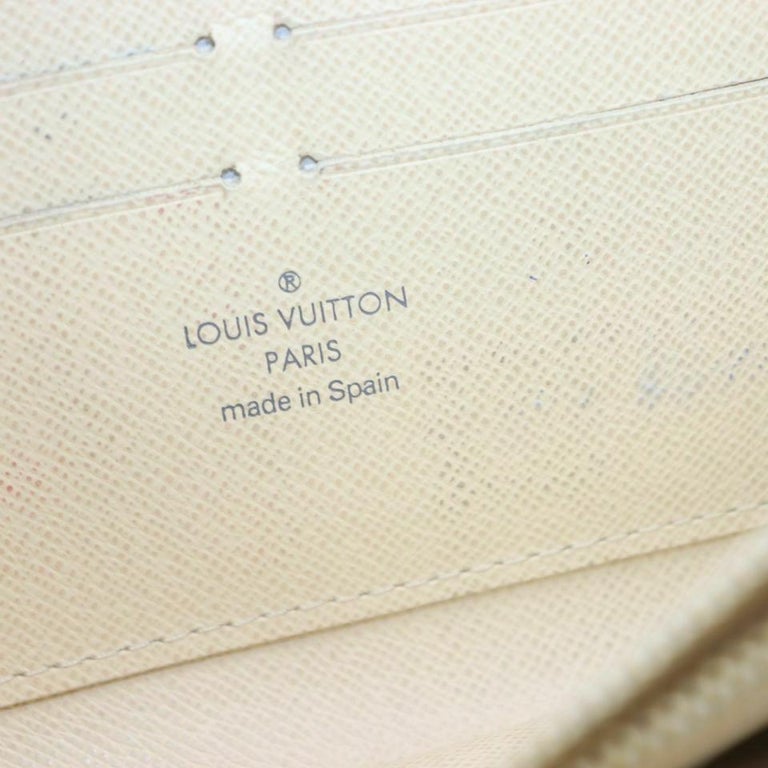 Louis Vuitton Large Zippy Continental Wallet in Damier Azur - SOLD