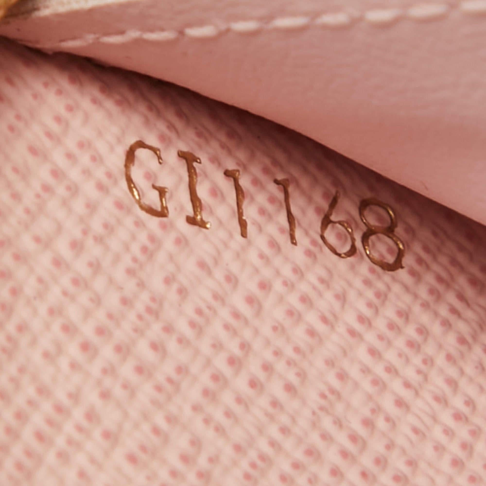 Louis Vuitton Damier Azure Canvas Clemence Wallet 7