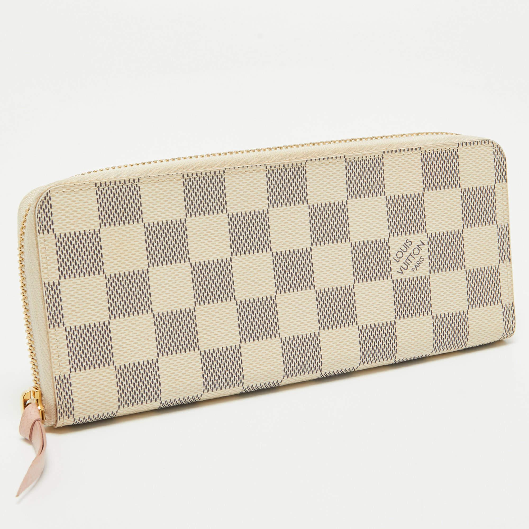 Louis Vuitton Damier Azure Canvas Clemence Wallet 1