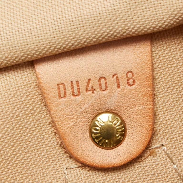 Louis Vuitton Damier Azure Canvas Speedy 35 bag 9