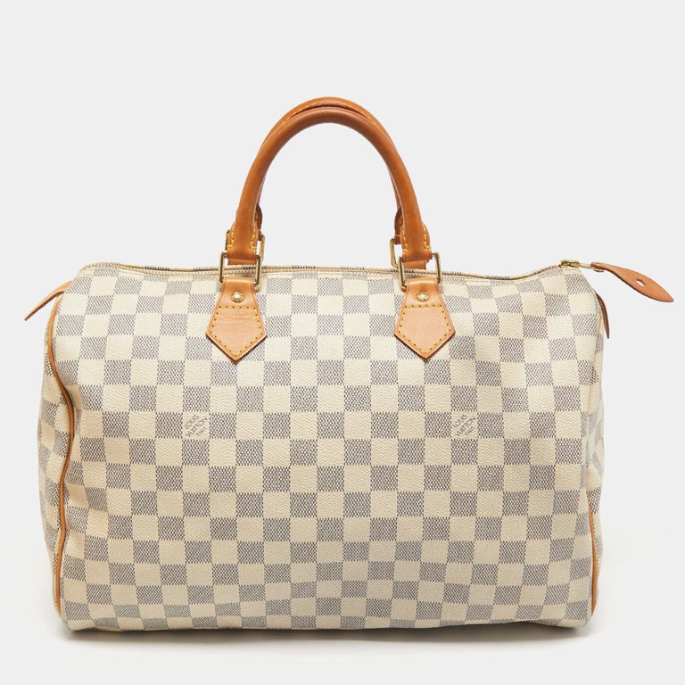 Louis Vuitton Damier Azure Canvas Speedy 35 bag 10