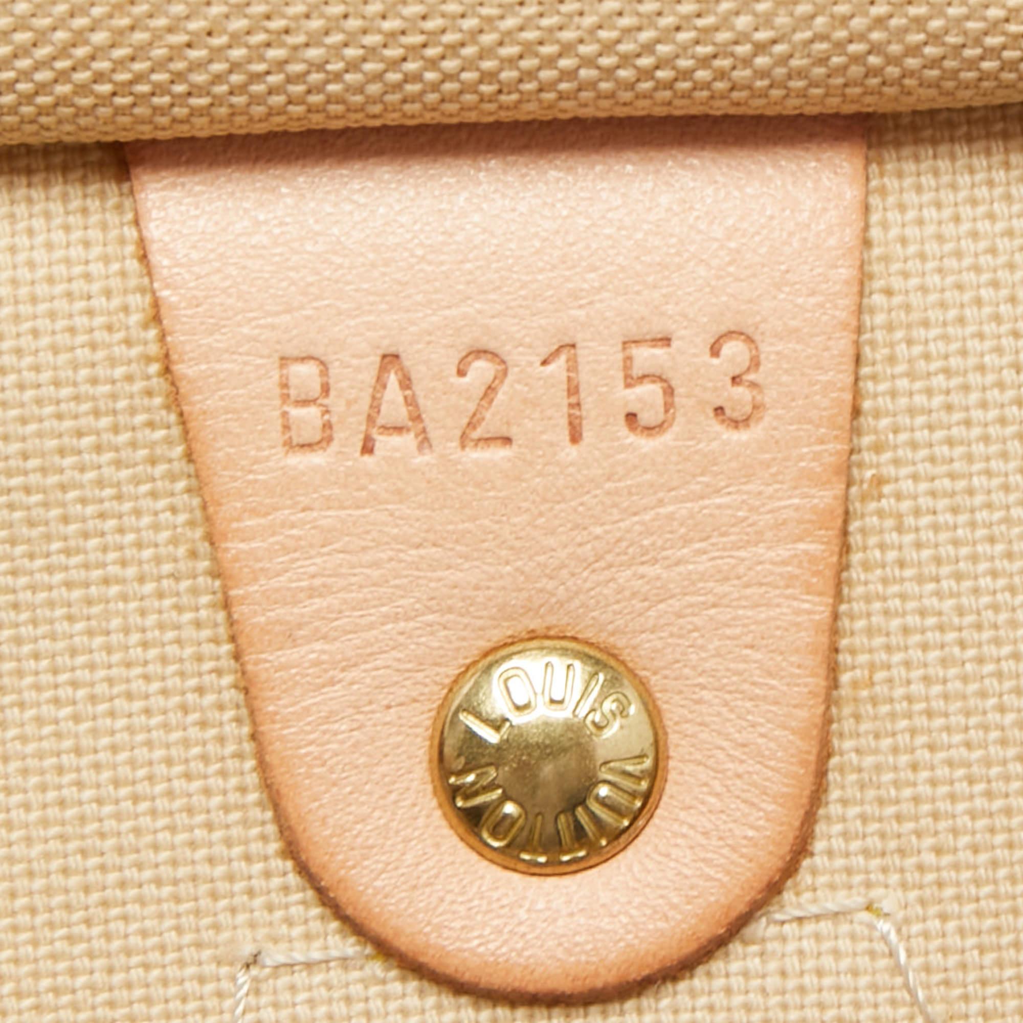 Louis Vuitton Damier Azure Canvas Speedy 35 Bag 1