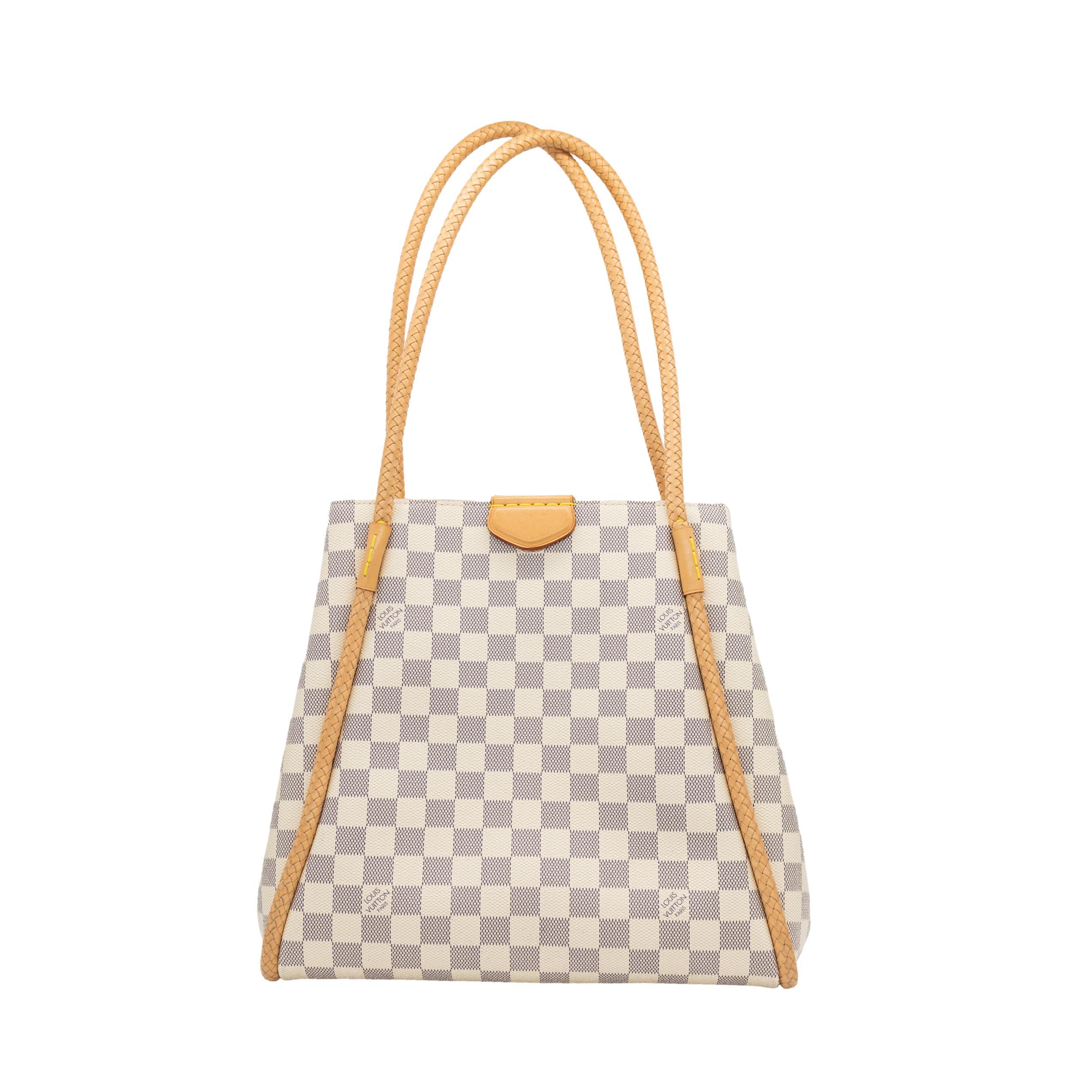 Louis Vuitton Damier Azure Propriano Braided Shoulder Tote Bag, France 2018. The iconic 