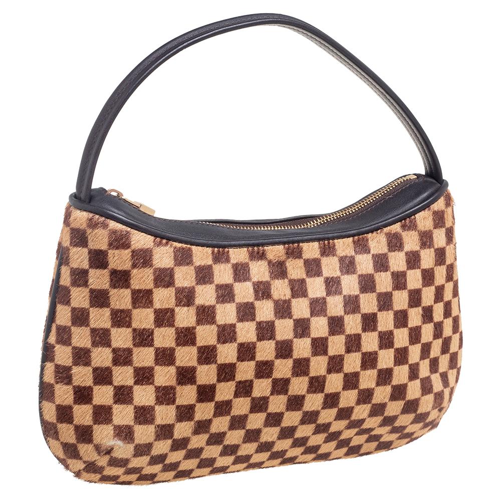 Louis Vuitton Damier Calfhair Limited Edition Sauvage Tigre Bag In Good Condition In Dubai, Al Qouz 2
