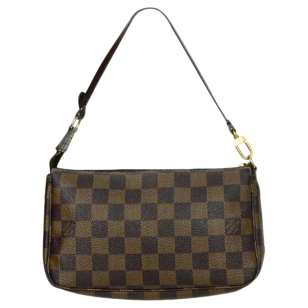 Louis Vuitton Damier Canvas 2008 Discontinued Ebene Pochette