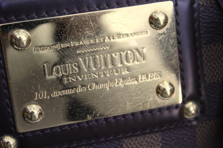 Louis Vuitton Brown Canvas Damier Ebene Shoulder Bag at 1stDibs  louis  vuitton inventeur bag 101 avenue des champs elysees paris, louis vuitton  inventeur 101 avenue des champs elysees paris, depose en