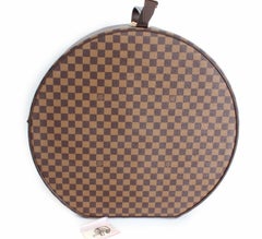 Louis Vuitton 50cm Boite Chapeaux Large Hat Box Damier Canvas Luggage Rare