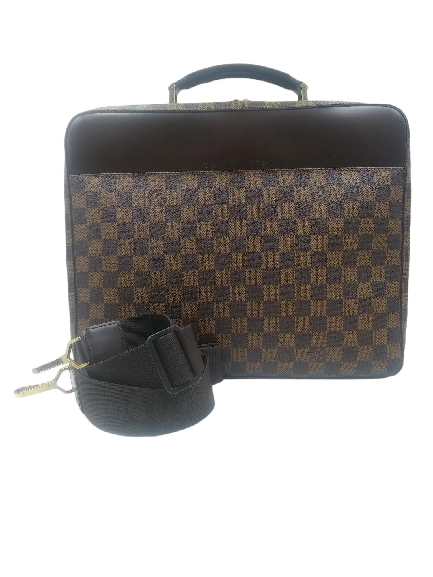 Louis Vuitton Damier Canvas Porte Ordinateur Sabana Computer Case Bag 3