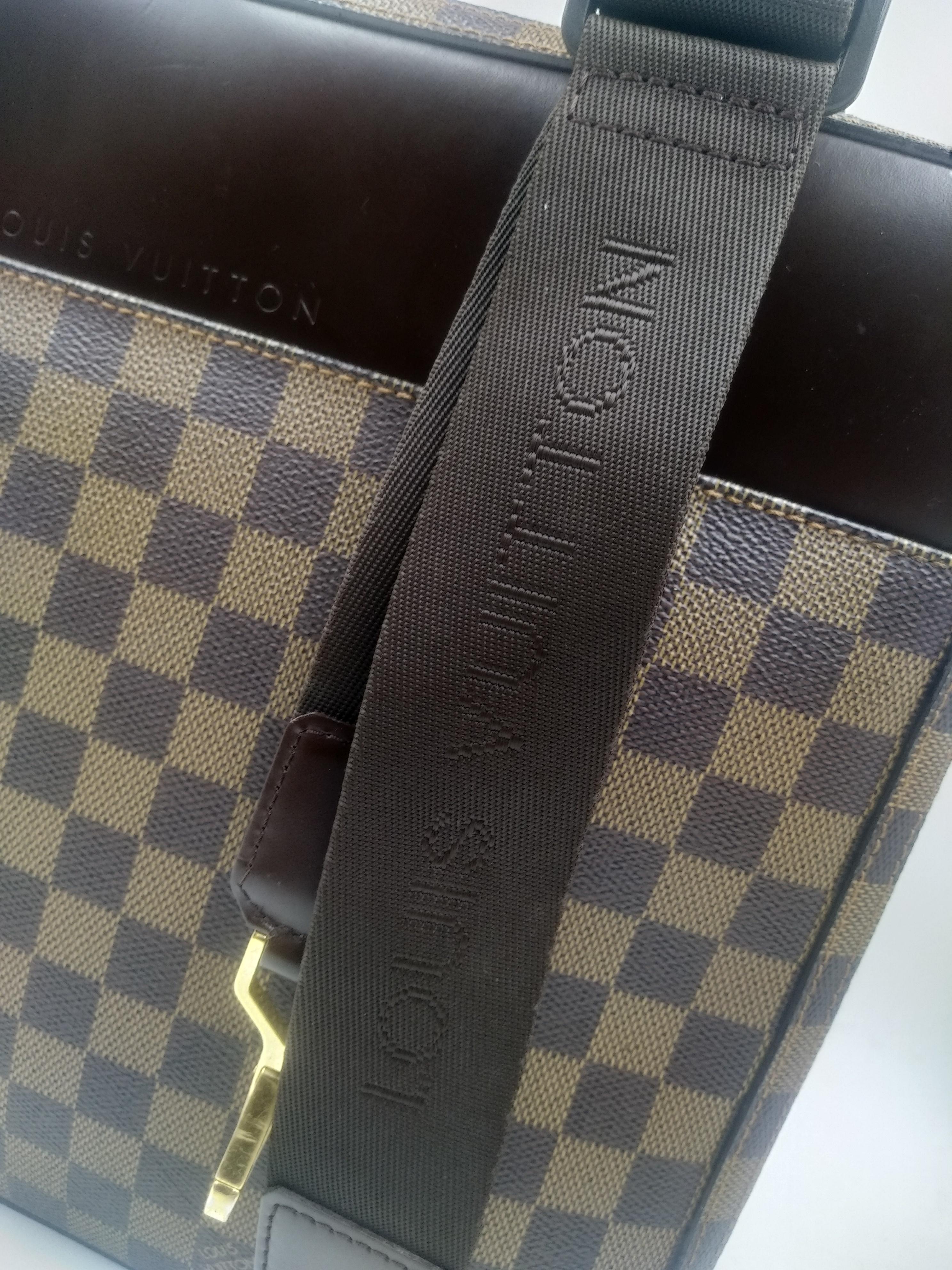 Louis Vuitton Damier Canvas Porte Ordinateur Sabana Computer Case Bag 4