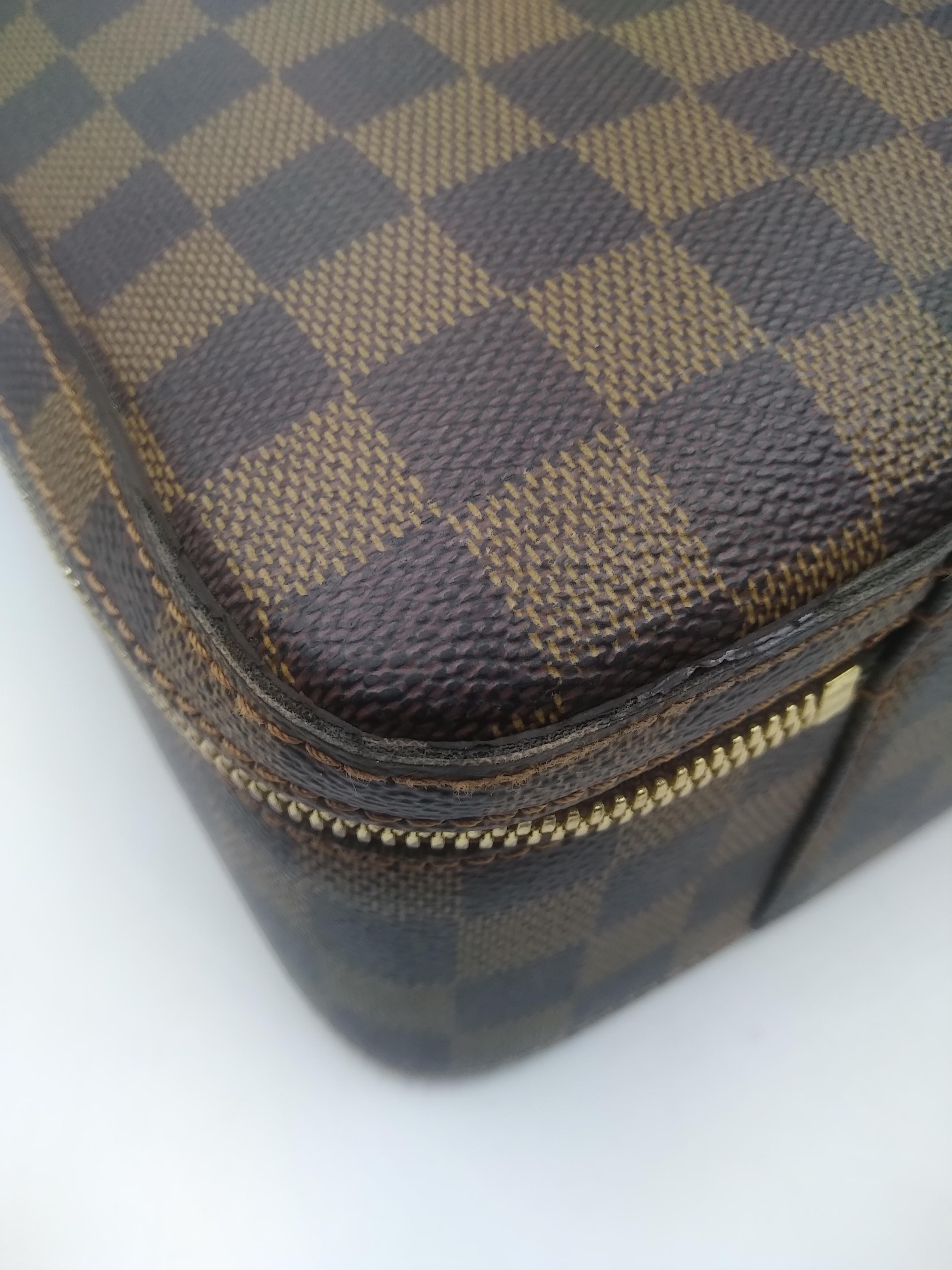 Louis Vuitton Damier Canvas Porte Ordinateur Sabana Computer Case Bag 10